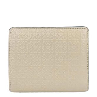 Loewe Pre-owned Wallets, female, Beige, Size: ONE SIZE Pre-owned Bi-fold Wallet