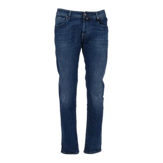 Jacob Cohen Slim-fit Jeans, male, Blue, Size: W38 Pant 5 Pkt Super Slim Fit Nick Slim