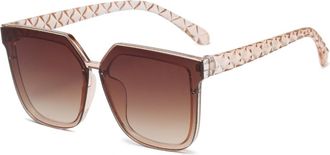 Generic Mens Outdoor Vacation Sunglasses Driving Sports Women Decorative Sun Glasses(Brown)