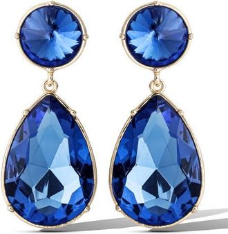 Jessica Simpson Blue Teardrop Statement Earrings at Nordstrom
