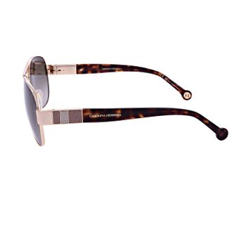 Carolina Herrera Mens Womens 59 Mm Rose Gold Sunglasses Her0135-S-000-59 One Color