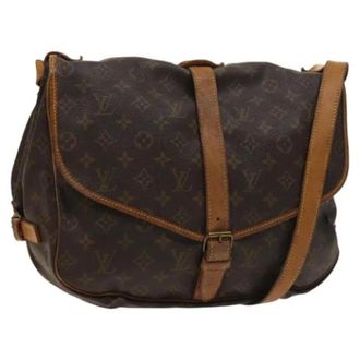 Louis Vuitton Tweedehands Canvas Louis Vuitton tassen - Dames - Pre-owned - Bruin - Maat: ONE Size Leer