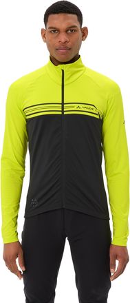 Vaude Radtrikot VAUDE MENS POSTA LS TRICOT II, Herren, Gr. XXL, gr&uuml;n (bright gr&uuml;n), Obermaterial: 89% Polyester, 11% Elasthan, hoch geschlossener Ausschnitt