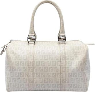 Fendi Pre-owned Canvas fendi-bags - Dames - Vintage Handtas - Beige - ONE Size - Vintage
