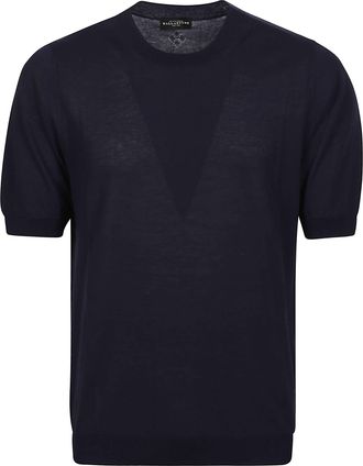 Ballantyne Blue Crew Short Sleeve Top