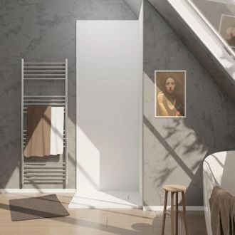 Aurlane Panel Mural Acabado Aluminio Blanco 90 X 250 Cm - Wallit
