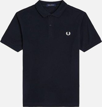 Fred Perry Mens Fred Perry Plain Polo Shirt Navy - Black - Size: 40