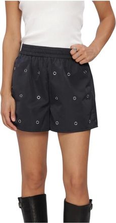 ALIX The Label Alix The Label, Korte Broeken, Dames, Blauw, XL, Woven Eyelet Shorts
