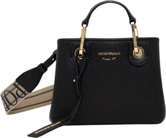 Emporio Armani My EA Schoudertas - Dames - Handtassen - Zwart - ONE Size - Leer - Tassen