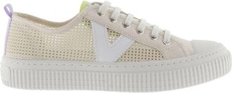 Victoria Womens Crudo Mesh Sneaker In Beige