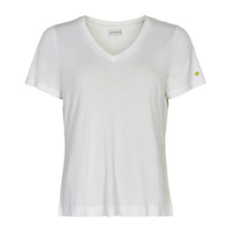 In Front Camiseta blanca cuello en V - Tops - Mujer - Blanco - 2XL