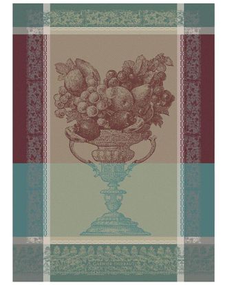 GARNIER-THIEBAUT Set of 2 Coupe Fruits Frais Bordeaux Kitchen Towel