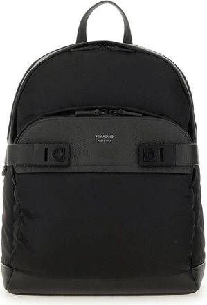Ferragamo Buckles Hooks Backpack