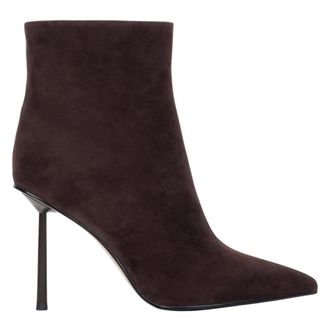 Estro & Luminara Heeled Boots, female, Brown, Size: 10 US High-Heeled Ankle Boots