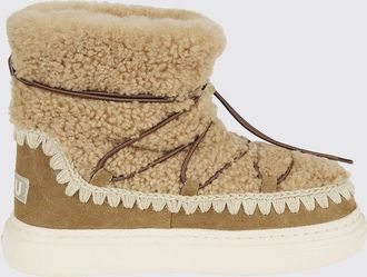 Mou Stivaletto Eskimo Bold Scoubidou Mou in shearling e camoscio