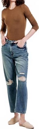 Dear John Denim Jodi High Rise Straight Leg Jean In Summer Sky