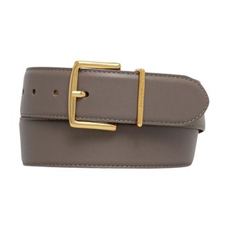 Marc O'Polo Dames, Accessoires, Grijs, Maat: 90 CM Leer