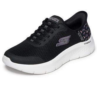 Skechers Womens Go Walk Flex Lily Rose Hands Free Slip-ins Trainers, Black, 37.5 EU Weit