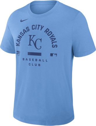 Nike Kansas City Royals Authentic Collection Early Work Nike Mens Dri-FIT MLB T-Shirt in Blue | 034J4EYROY-HXK