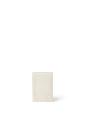 Brunello Cucinelli Calfskin card case in Chalk at Nordstrom