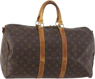 Louis Vuitton Pre-owned Weekend Bags, female, Brown, Size: ONE SIZE Pre-owned Boston Bag