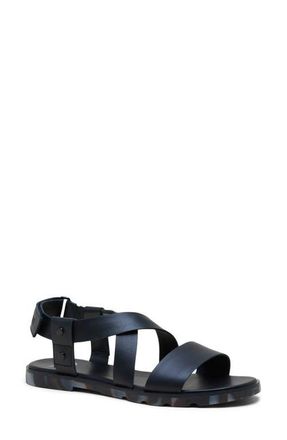 Sorel Ella III Crisscross Sandal in Black/Dark Graphite at Nordstrom, Size 10.5