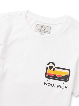 Woolrich Sheep Motif Cotton T-Shirt - White