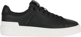 Balmain B-Court sneakers - Heren - Sneakers - Zwart - 45 EU - Leer - Schoenen