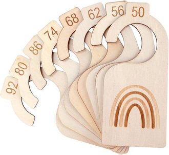 OEM Separadores De Madera Para Armario, Tama&ntilde;o Infantil, 8 Piezas