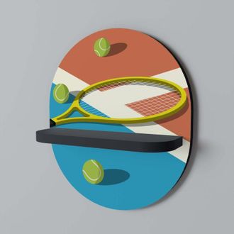 OEM Esenciales De Tenis Estante Ovalado Negro