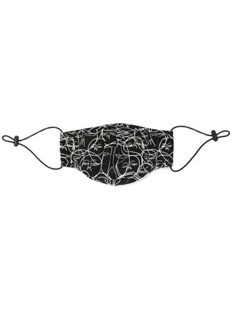 Haculla One of a Kind face mask - men - Cotton - One Size - Black