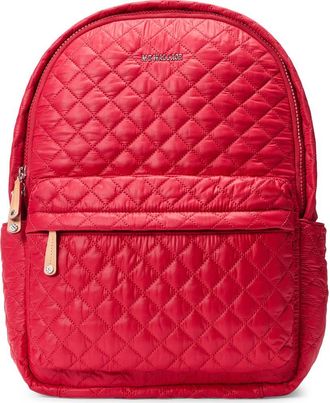 MZ Wallace Metro Deluxe Backpack in Apple at Nordstrom
