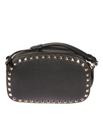 Valentino Garavani Black Rockstud Crossbody Bag