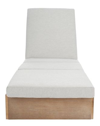 Safavieh Couture Vincent Wood Chaise Lounge Chair