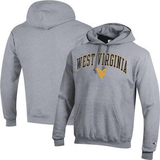 Champion Mens Champion Heather Gray West Virginia Mountaineers Arch Over Logo Pullover Hoodie at Nordstrom, Size X-Large