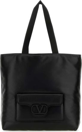 Valentino Garavani Noir Shopping Bag - Heren - Shoppers - Zwart - ONE Size - Leer - Tassen