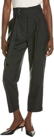 Brunello Cucinelli Dark Grey Wool Tapered Trousers, Brand Size 46 (US Size 12)