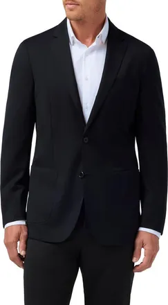 Mizzen+Main Lavelle Summerweight Black Wool Blazer at Nordstrom, Size 40