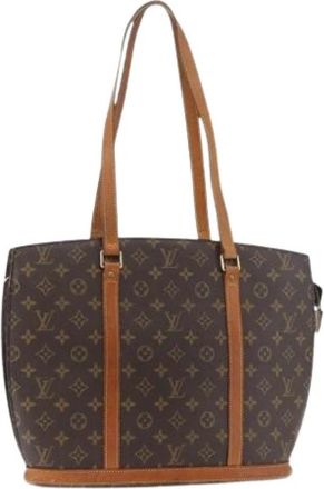 Louis Vuitton Pre-owned Tote Bag - Dames - Vintage Schoudertas - Bruin - ONE Size - Leer - Vintage