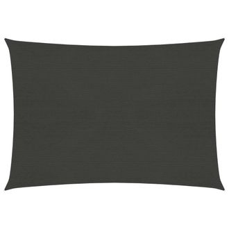 Berkfield Home Sunshade Sail 160 g/m &sup2; Anthracite 6x7 m HDPE in Black