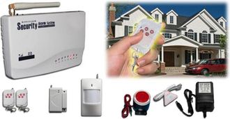 Trade Shop Trade Shop - Sistema De Alarma Antirrobo Inal&aacute;mbrico Con Marcador Gsm Sirena De Casa