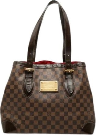 Louis Vuitton Pre-owned Hampstead MM - Dames - Vintage Shopper - Bruin - ONE Size - Leer - Vintage