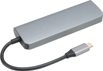 OEM Concentrador Usb-c 6 En 1 Con Puerto De Pantalla Hdmi 4k E Interfaz De Host Thunderbolt 3, Adaptador De Red Multifuncional Que Ofrece Alta Seguridad Y