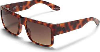 Spy Cyrus Plastic Frame Fashion Sunglasses Honey Tort Happy Dark Brown Fade, Polycarbonate