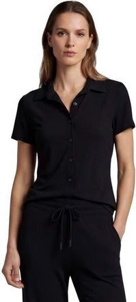 Lords of Harlech Womens Button-Up Shirt in Black at Nordstrom, Size X-Small