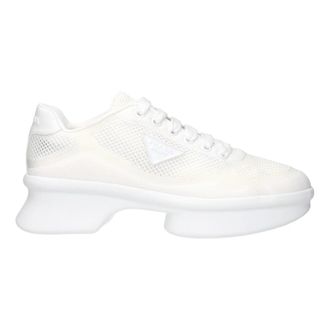 Prada Lage Sneakers - Dames - Schoenen - Wit - Maat: 36 EU