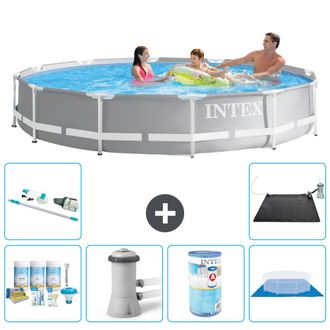 Intex Piscina Prism Frame Redonda - 366x76 Cm - 7-piezas S31937