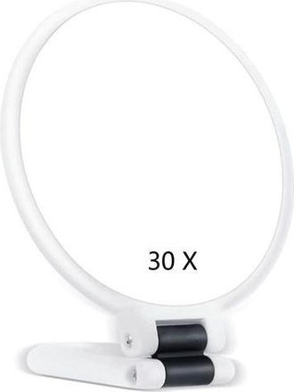 OEM Mini Espejo De Maquillaje Port&aacute;til - Aumento 30x/1x - Espejo De Mano De Doble Cara - Plegable - Maquillaje De Viaje Port&aacute;til Para Mujeres