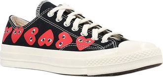 Comme Des Gar&ccedil;ons Black Printed Re-Edition Sneakers