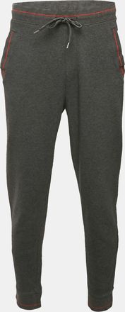 HUGO BOSS Grey Cotton Knit Doak Trackpants XL
